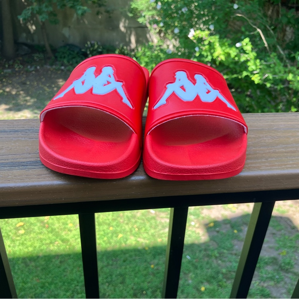 Kappa Men’s Bright Red Slide Sandals